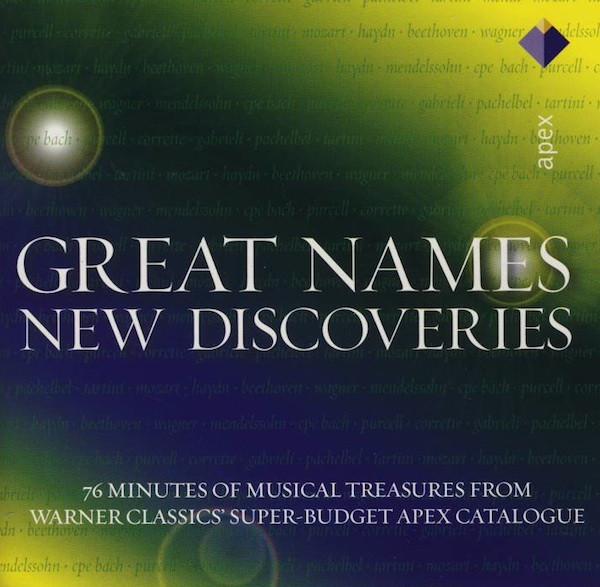CD VARIOUS - Great Names • New Discoveries GRAPEX Gramophone Maga 2005 UK Classical Used