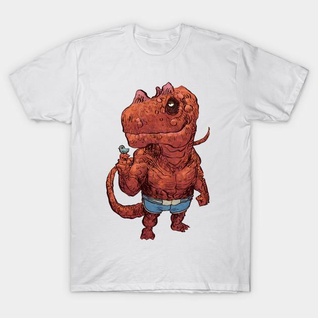 

Men Black Print T-shirt Ceratosaurus No-Cut Transfer Paper Print Cotton Tshirt 4XL