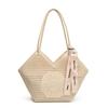 Women's Bag New Tote Bag Large Capacity Armpit Bag Versatile Hollow Shoulder Bag Splicing Handbag