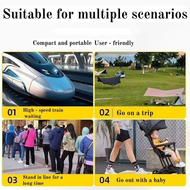 Camping Folding Chair, Outdoor Folding Stool, Metal Lightweight Folding Stool, Folding Fishing Chair, Pen Bag Stool, Handbag Sto