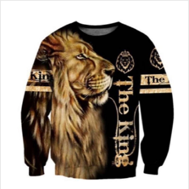 Casual Winter Pullover Vintage 3D Print Hoodies Women Men Couples Loose Long Sleeve Round Neck Sweatshirt Party