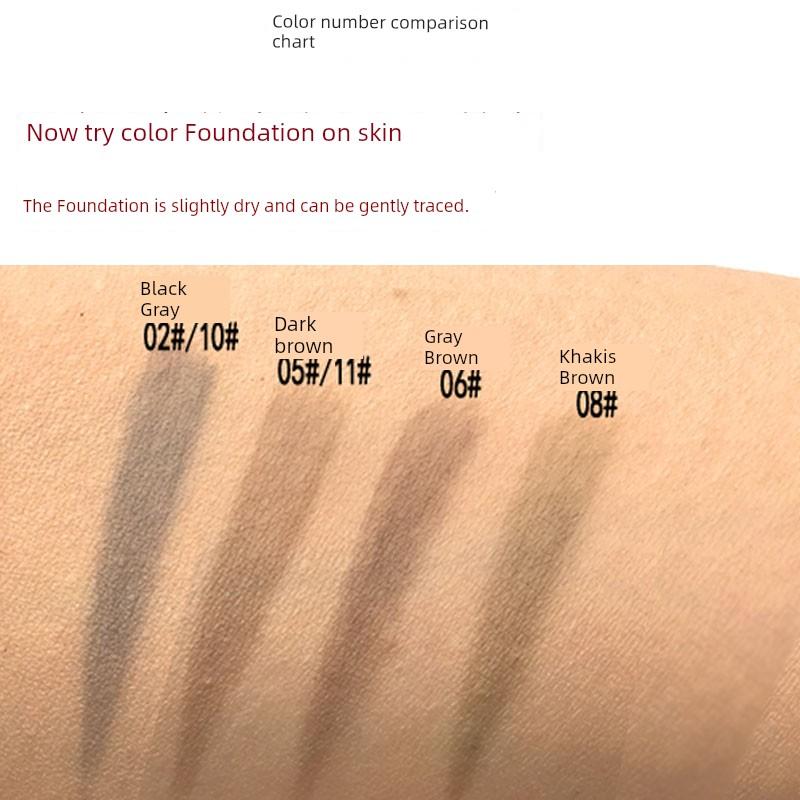 Good Wooden Hard Core Natural Nude Makeup Non-Decolorizing Eyebrow Pencil