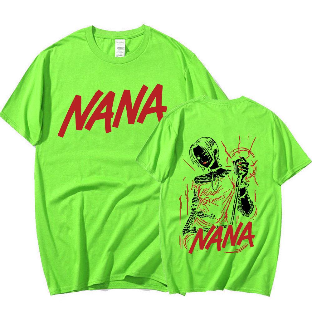 

Аниме Нана Осаки Принт Футболки Мужские Женские Хлопковые Повседневные Футболки с Коротким Рукавом Оверсайз Харадзюку Уличная Одежда Одежда для Подростков 4XL
