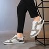 Men's Casual White Round Toe Low-Top Lightweight Sneakers for Spring and Autumn