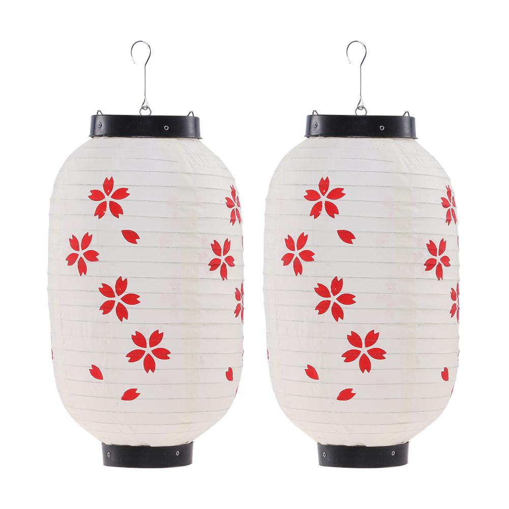 2pcs Decorative Lanterns Lightweight 8 Inch Lanterns for Outside Without Lights Long-time Use for Home Holiday Party Decor