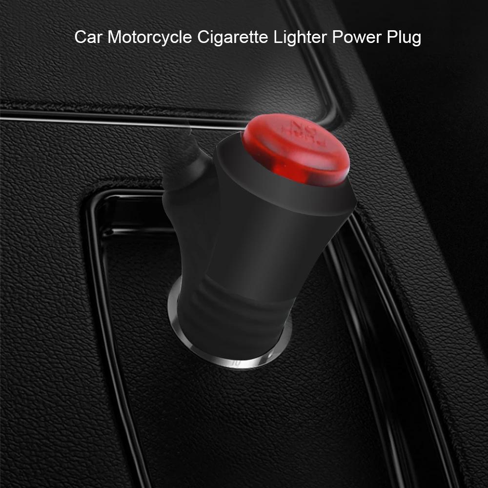Car Cigarette Lighter Socket Plug Connector 1.5 Meter Cable 12V 24V Car Charger On Off Switch Universal for Car Light