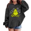 Kids' Long Sleeve Loose Pullover Letter Print Drawstring Hooded Sweatshirt