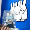 Miffy Cute Cartoon Anime High-looking Denim Plush Keychain Backpack Pendant Decoration Kawaii Girl Birthday Toy Gift
