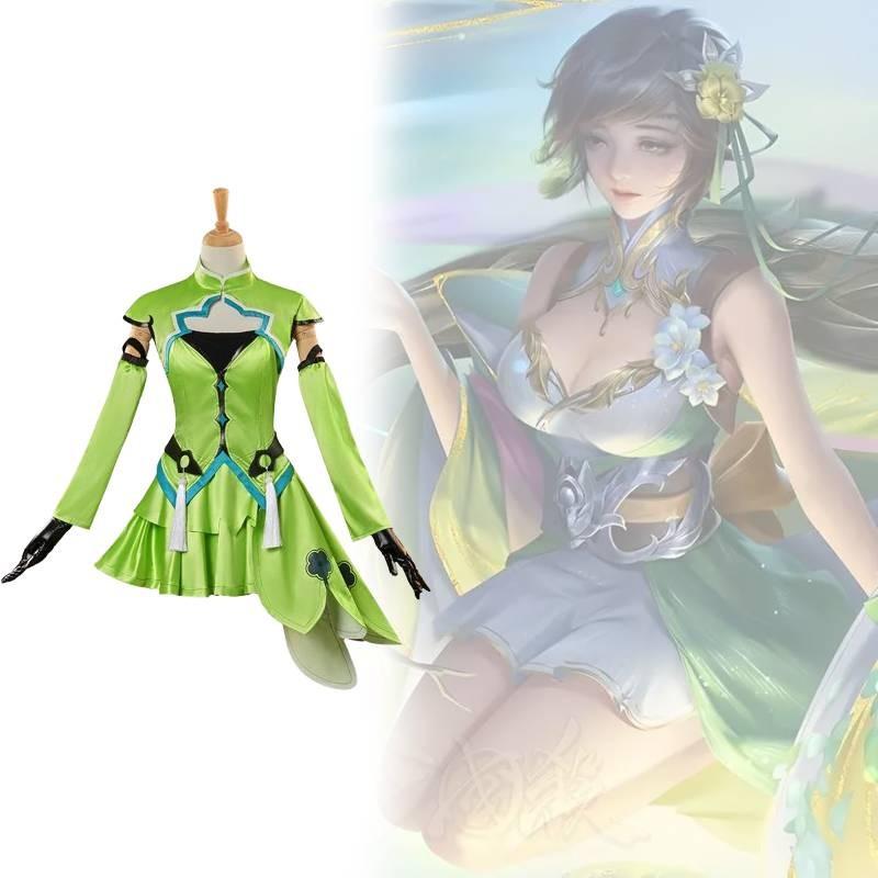 Honor Of Kings Cosplay Costume With Spandex Polyester For Anime Role Play