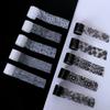 10 Stück/Box Nagel Holografische Transferfolie Aufkleber Gold Slider Wrap Klebepapier Sternen Nagelaufkleber DIY Dekorationsset