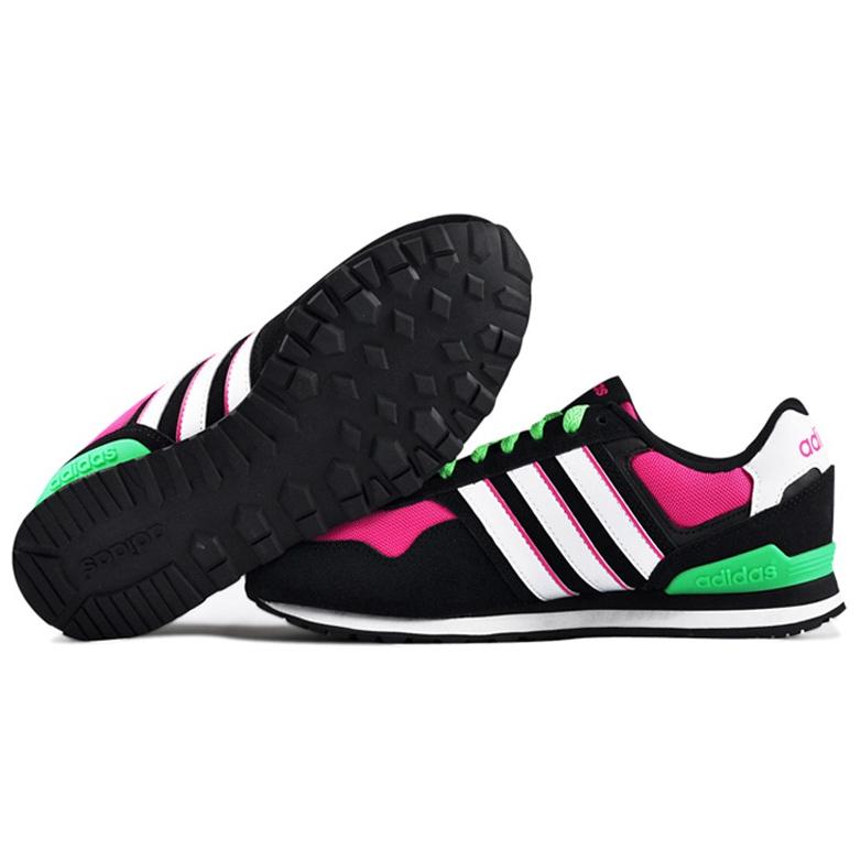 Adidas 10K Comfortable Versatile Non-Slip Durable Low-Top Running Shoes Women Sneakers Black F99324