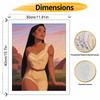 Disney Pocahontas Oil Paint Digital Painting Art Kit Handmade DIY Painting Kit Home Decor