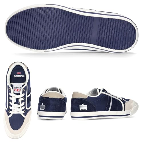 Admiral INOMER AD602 Sneakers, Unisex, Navy, Size 28.0cm