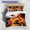 Saitama 3pcs Bedding Set Duvet Cover Closure Includes 1 Duvet Cover & 2 Pillowcases for All Seasons Bedroom Home Dorm Decor