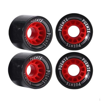4 Pezzi Ruote Skateboard Longboard 70x51mm Durezza Ruota Cuscinetti E Distanziali Set Tavola