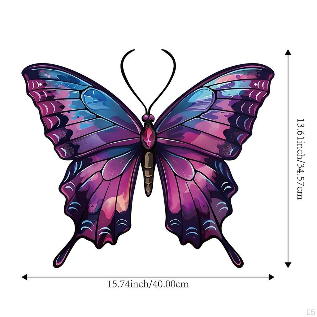 Butterfly Wall Art Hanging Piece for Indoor Outdoor Use, Iron Sculpture Kitchen And Holiday