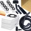 Rosfix 10 Beutel + Filter für Kärcher Wd6 Wd4 Wd5 Mv4 Staubsauger + Schlauch / Rohr für Kärcher Staubsauger 4M