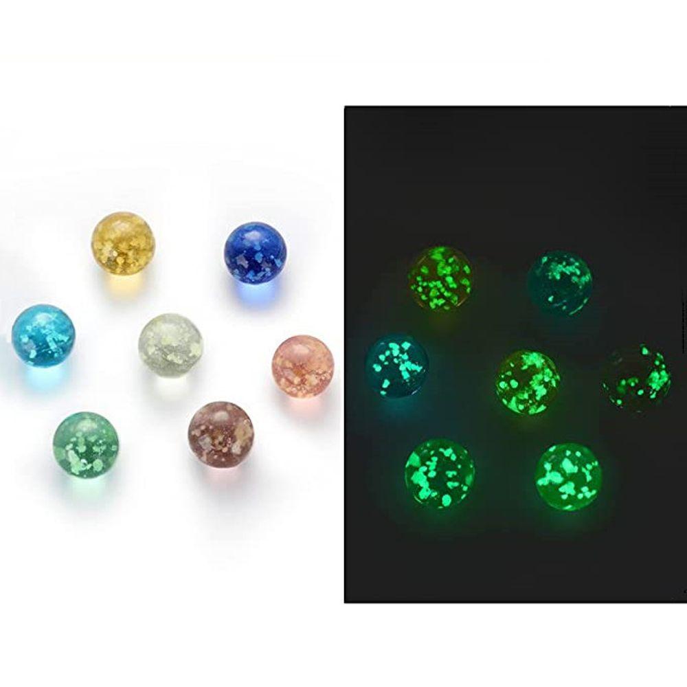 Beads Marble Run 16mm Bouncing Ball Glass Marbles Luminous Glass Ball Pinball Machine Small Marbles