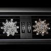 Water Drill Snowflake Car Air Conditioning Outlet Perfume Clip Car Perfume Interior Accessories Christmas Fragrance Decorations