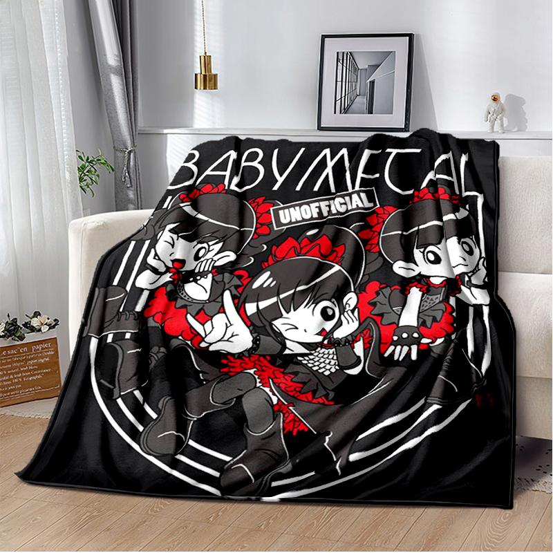 Pop Metal Band Throws Blanket for Kids Couch Sofa Travel Home Picnic Hiking Bed Beding Super Soft Flannel Blanket birthday gift