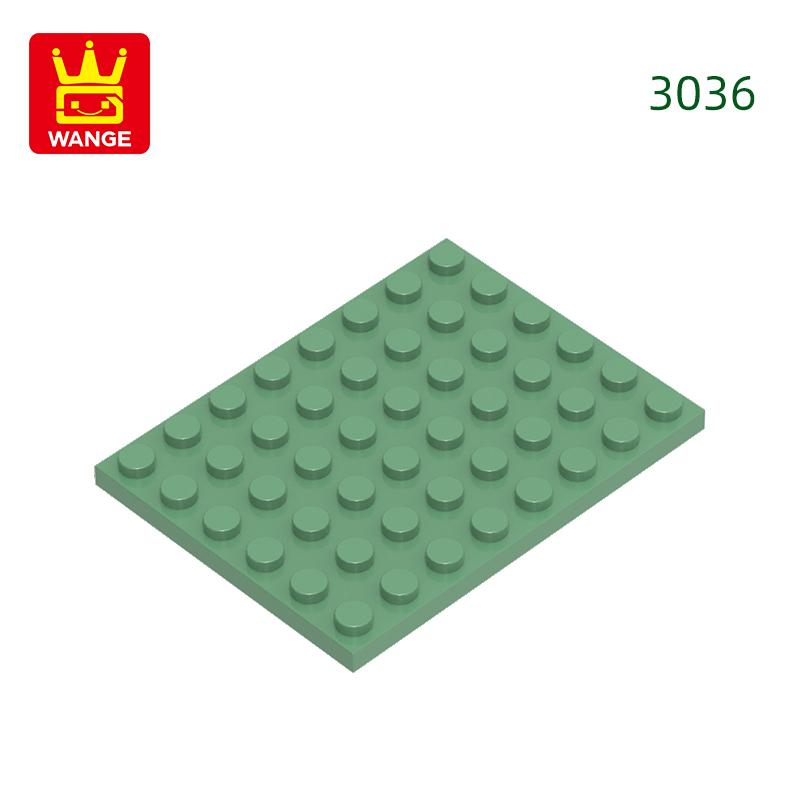 15Pcs/Lot 3036 6x8 Dots Plate Construction Bricks Basic Components Board Blocks Works With all Brand Playthings Ideal For Children Gift Idea Box