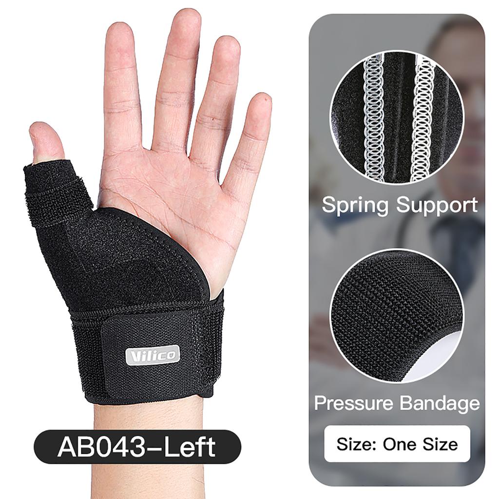 1 Stück Flexible Schiene Handgelenk Daumenstütze Bandage für Sehnenentzündung Arthritis Atmungsaktiver Daumenschutz Schiene Passt Rechte und Linke Hand