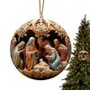 5pcs Nativity Scene Ornaments 5pcs Religious Nativity Scene Ornament Set Exquisite Indoor Nativity Scene Ornaments Decorations
