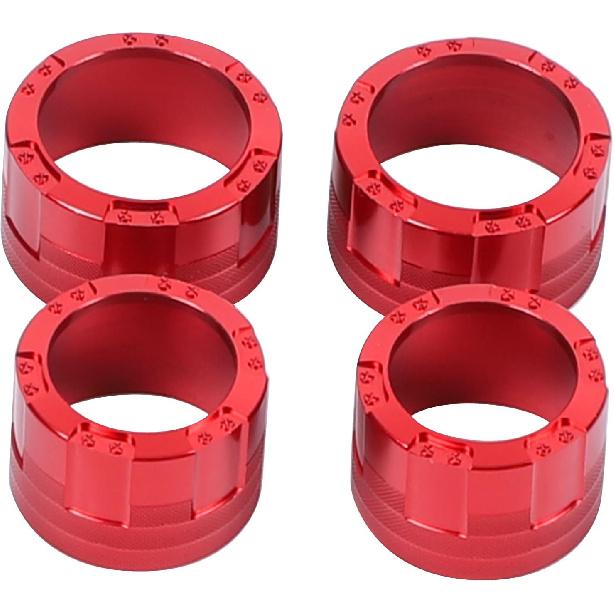 Aunginsy Center Console Air Conditioner Volume Knob Button Circle Cover Compatible with Nissan Frontier 2022-2025 Car 4Pcs A/C Switch Button Knob