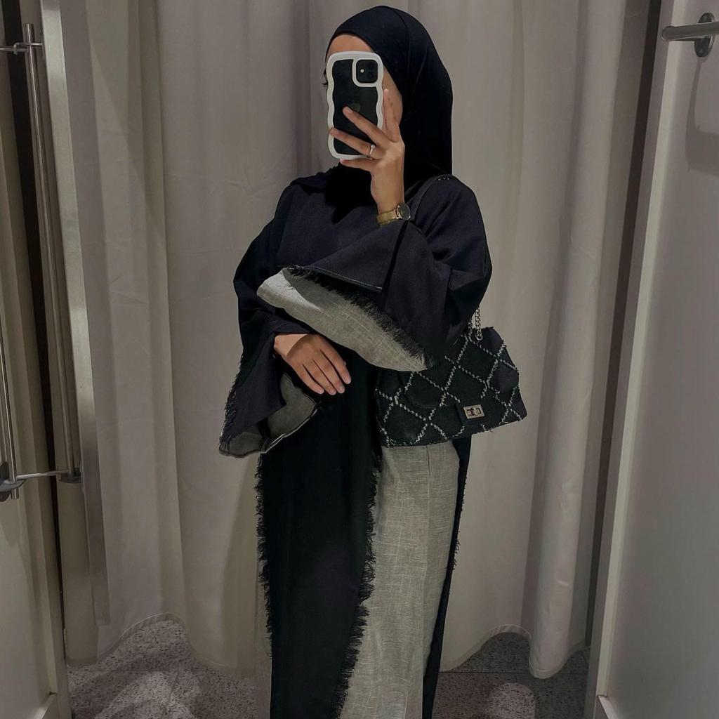 Loriya Fashion Patchwork Dubai-Türkei Elegant Robe LR897+LR898