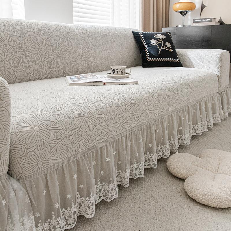 New Anti Cat Scratch  Elastic and Anti Slip All In One Sofa Cover All Season Suitable One Piece Sofa Cover Cloth