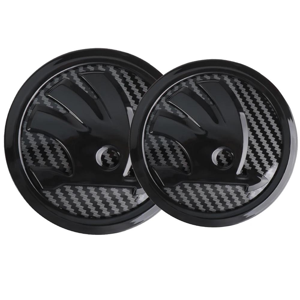 Samolepka na auto 2ks 80/90/100mm Odznak na přední kapotu auta Samolepka s emblémem na zadní kufr pro Skoda Rapid Fabia Octavia 2 A7 Yeti Superb 3 A5