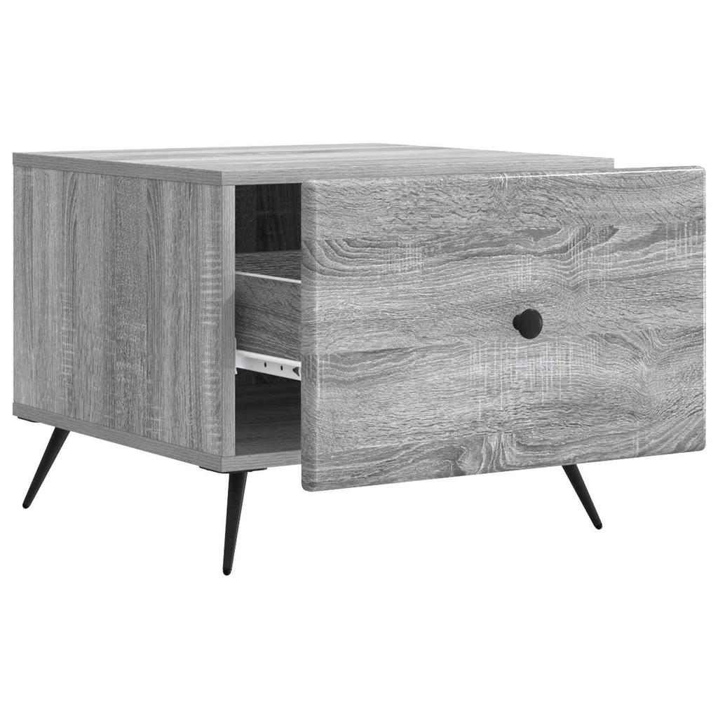 Coffee Table Grey Sonoma 49 x 50 x 40 cm Particleboard