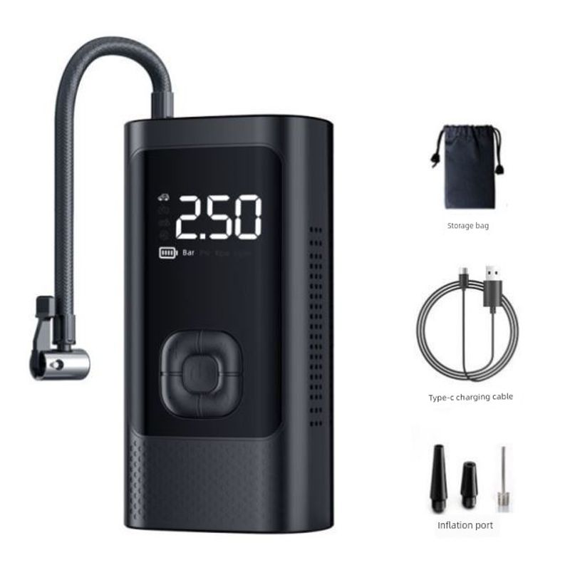 Car-Mounted Air Pump, Wireless Portable Car Air Pump, Electric Car Tire High-Pressure Inflator