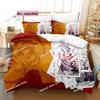 Touhou Project Bedding Set Printed Single Comforter Quilt Bed Cover Duvet Cover Pillow Case 3 Pieces Sets Kids Adult Size Kawaii