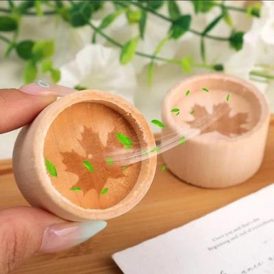 Langsam Flüchtiger Expandierter Duftender Holz Ahornblattmuster Holz Ätherischer Öl Diffusor Aromatherapie Inhalator Desktop Ornament