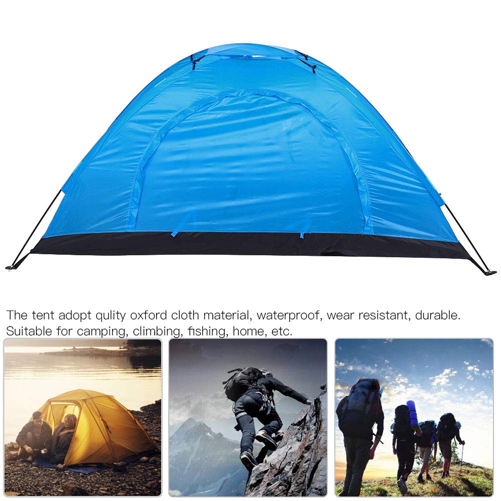 Cam Fishing Climb O-Color Outdoor One-Person Leisure Tent (Blue)