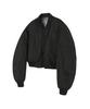 Vivabrown 85-Viva021 [2-Way] Ma-1 Crop Short Padded Jacket Black