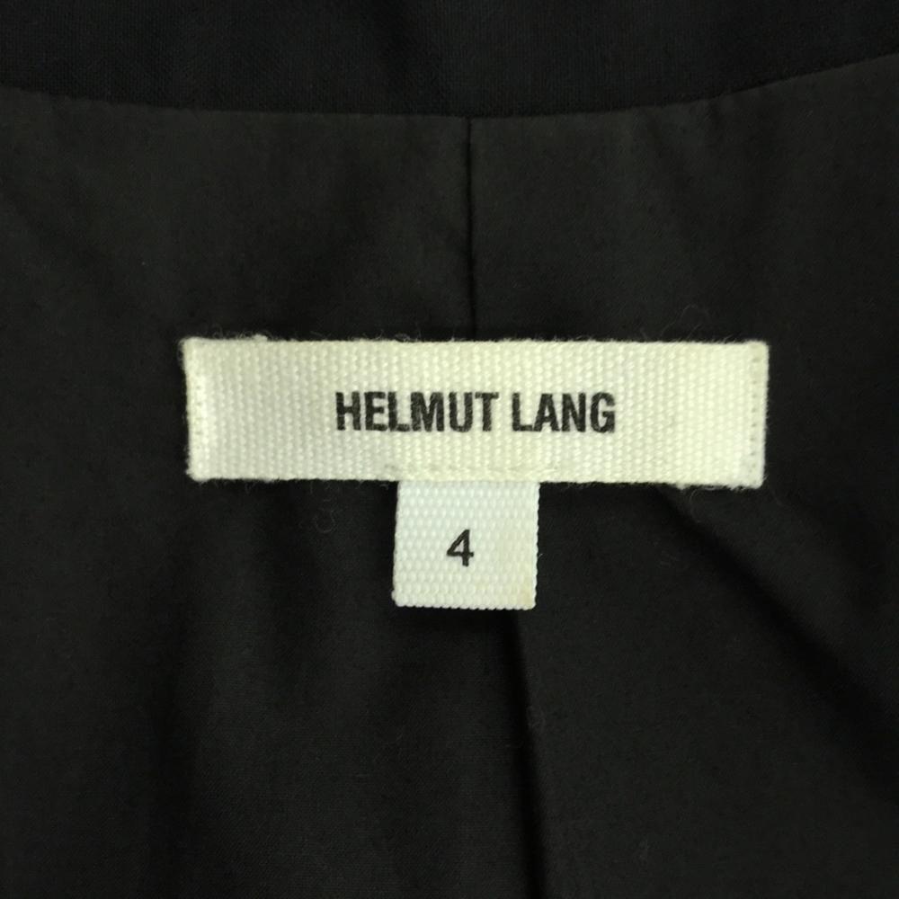 Helmut Lang Made In Japan Wool Buttonless Tailored Jacket 4 Black Women Used