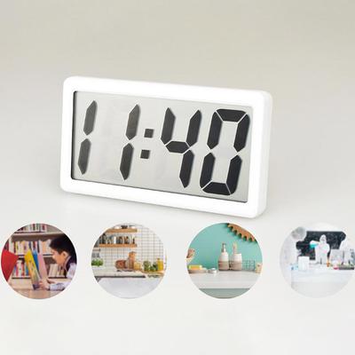 Mini Battery Powered Digital Desk Clock Time Date 12-Hour Display Table Clock Wall-Mounted Lcd Clock With Ag10 Battery