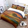Swirling Sky, Tree, House. Bedding Sets Duvet Cover Sets Duvet Covers Pillowcases(1 * Duvet Cover 2 * Pillowcases, Without Duvet Insert)
