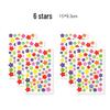 Creative Shape Stickers for Crafts: Stars, Hearts, Circles for DIY Albums and Decorations