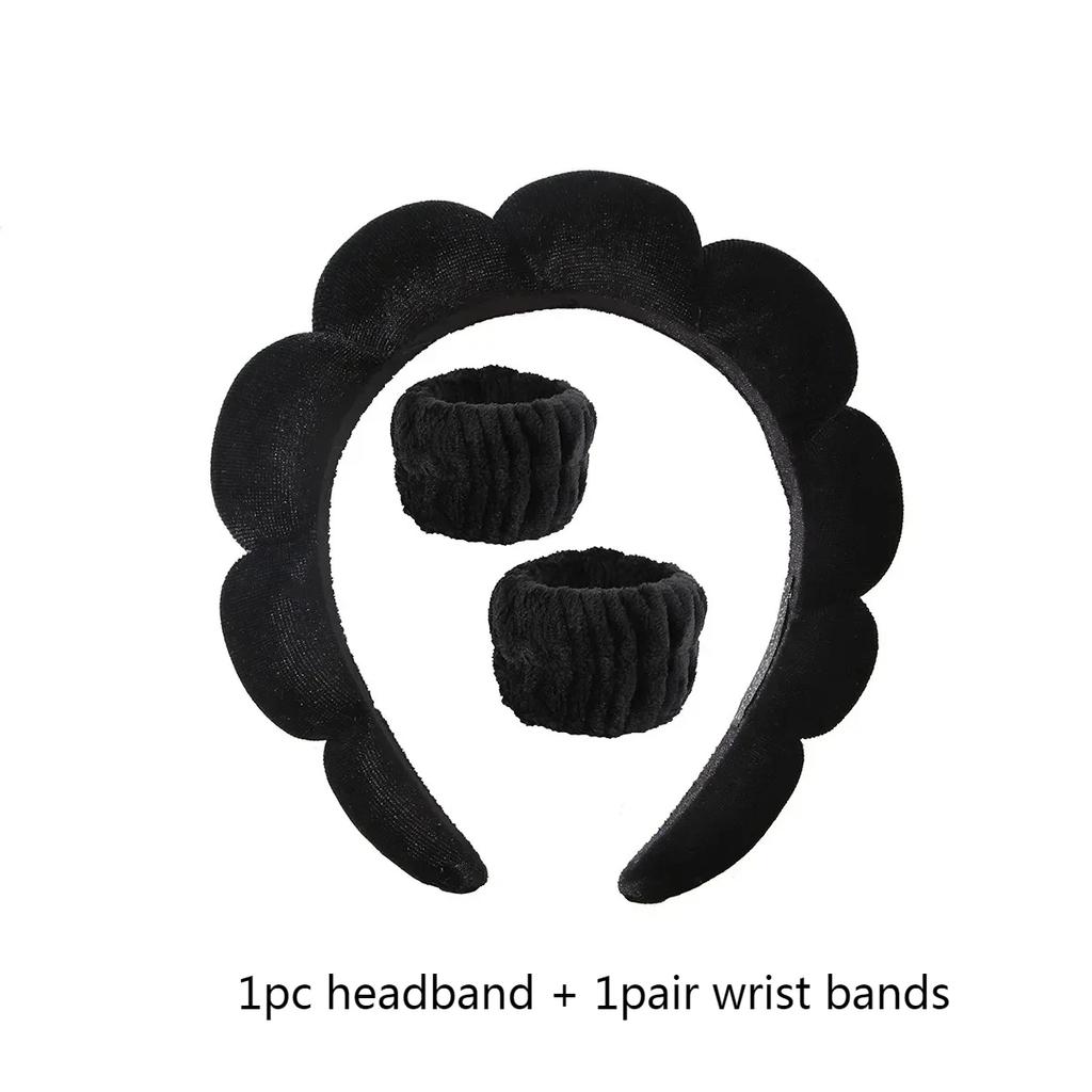 Aksamitna opaska do włosów Wysoki top czaszki Gąbka Smażone warkocze Wysoka jakość Opaska do włosów Akcesoria do włosów Opaska do włosów w jednolitym kolorze