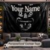 The Babadook Personalized Tapestry Support Custom Name, Wall Art Home Decoration