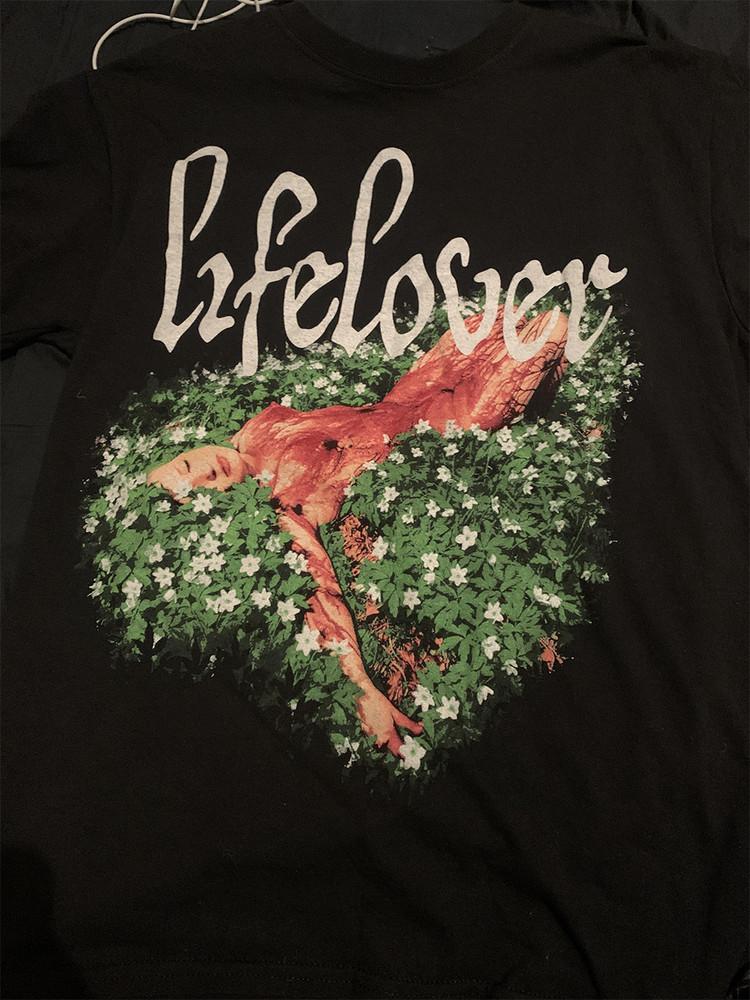 Подарок для друзей из группы Lifelover Черная футболка Хлопок Все размеры Унисекс футболка S