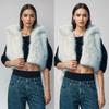 Women's autumn new casual street fashion vest vest faux fur top