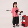LUSON Baby Girls' Cute Dropped Shoulder Short Sleeve T-Shirt