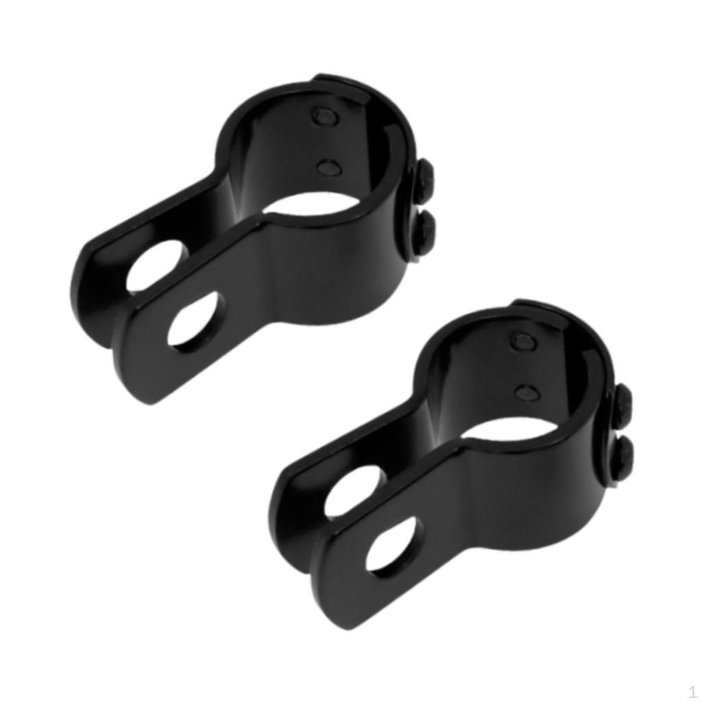 1-1/4 Inch Engine Guard Foot Pegs Clamping Kit for Motorcycles