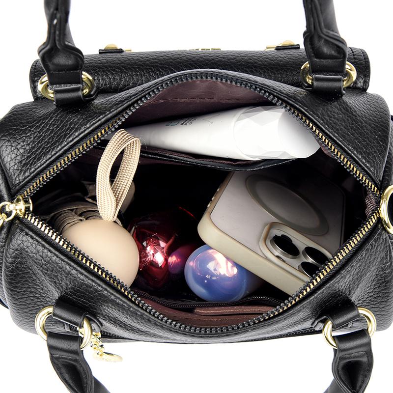 Borsa a tracolla da donna in morbida pelle PU di alta qualità, Borsa a spalla da donna alla moda, Adatta per l'uso quotidiano, Lo shopping, Il pendolarismo