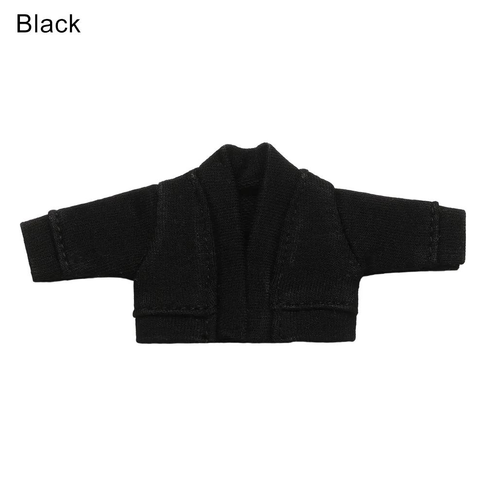 Lace Collar Sweater 1/11 1/12 Doll Mini Cardigans OB11 Doll Accessories Tops Handmade Knitted Sweater Casual Dress Clothes