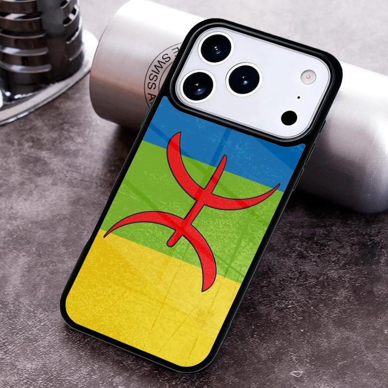 Amazigh Berber Flag Phone Case For iPhone 17 16 15 14 13 12 11 Pro Max Plus 17Air Soft Silicone Cover